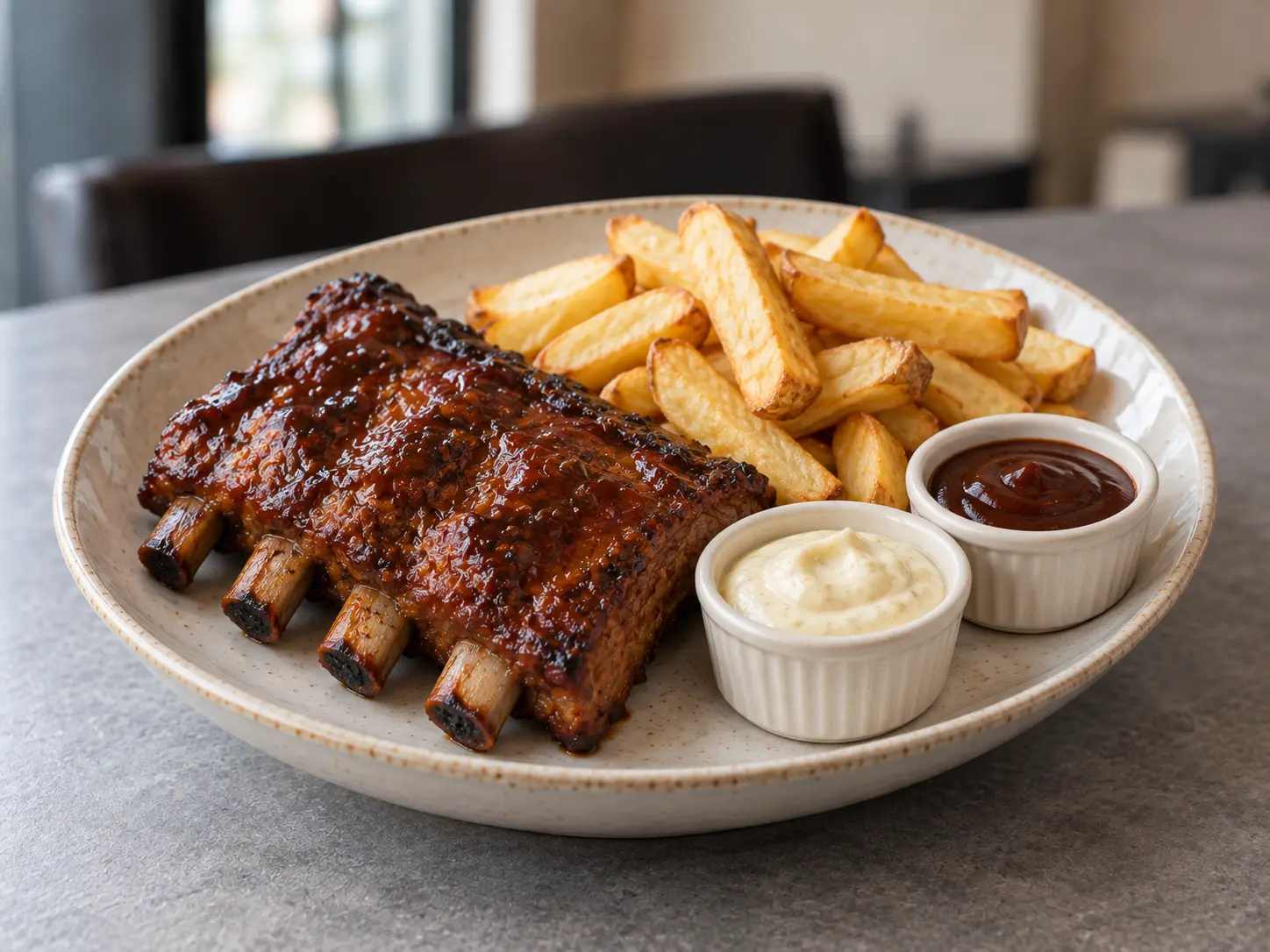 Sticky BBQ Ribs Combo