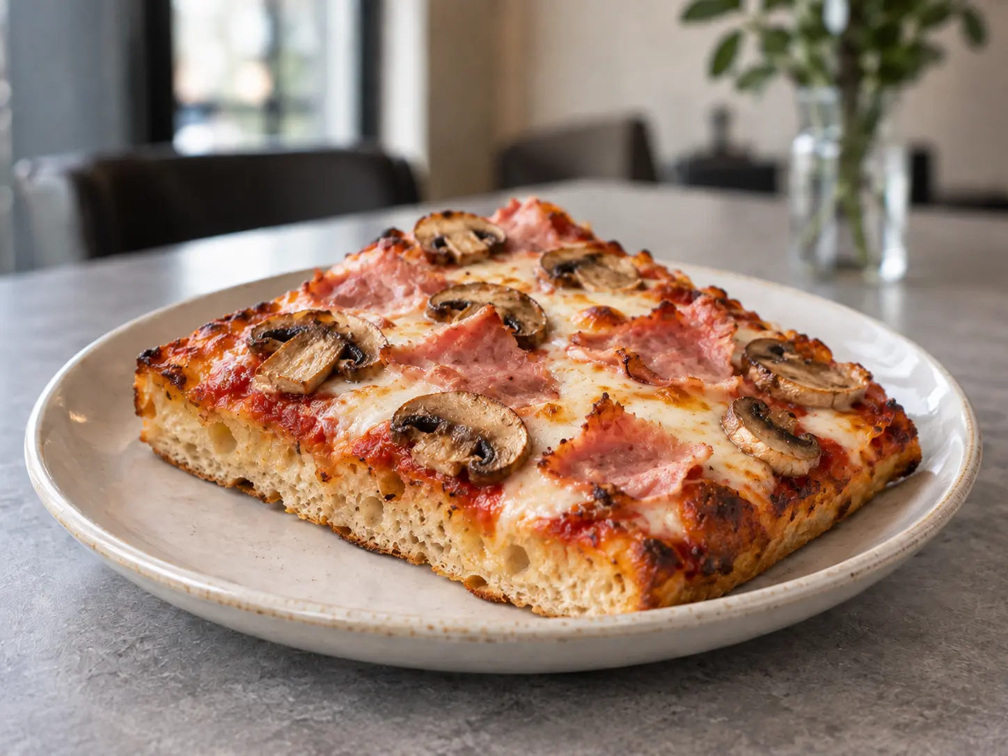 Ham & Mushroom