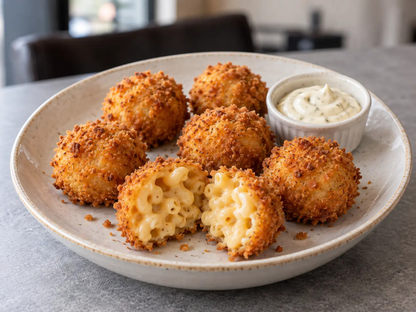 Deep-Fried Mac & Cheese Bites
