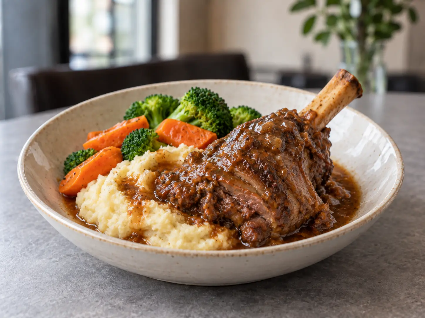 Slow-Braised Lamb Shank