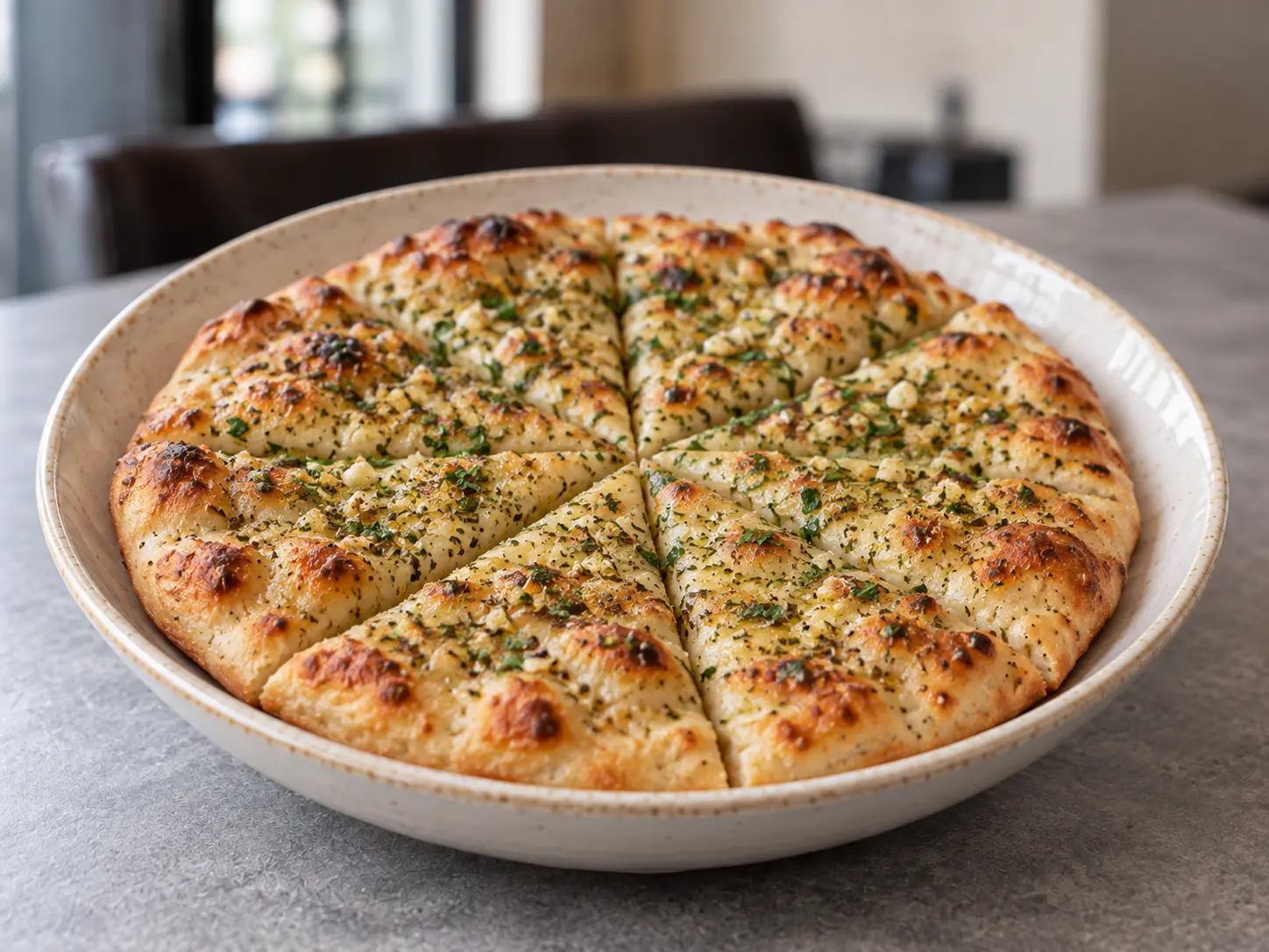 9" Garlic Flat Bread